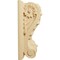 Ekena Millwork 3 1/2"W x 2"D x 4 1/2"H Small Acanthus Block w/ Backplate Wood Corbel, Alder CORW04X02X05ABAL - alternate 4